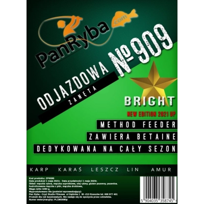 Zanęta Method Feeder 909 Odjazdowa Bright - Pan Ryba 1 Kg
