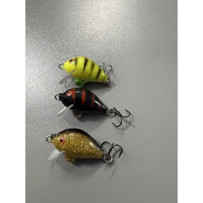 Zestaw Woblerów 3szt - Woblery Dunajeckie Zestaw #2