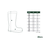 Kalosze Delphin BRONTO roz. 41