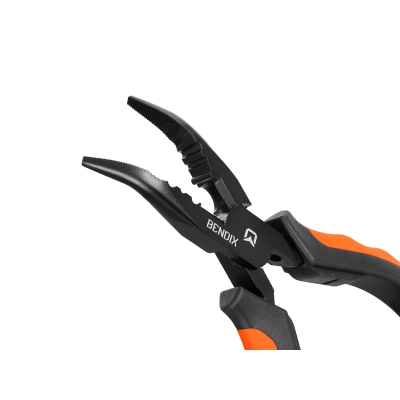 Szczypce uniwersalne z wygiętą końcówką Delphin BENDIX 16 cm