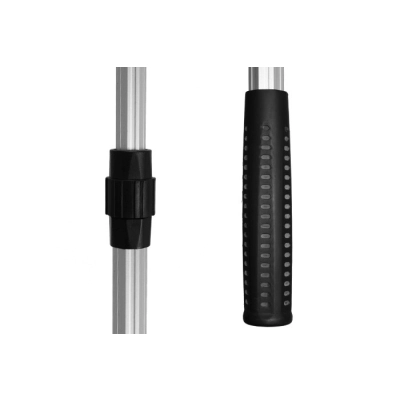 Podbierak Delphin - metalowy blok podgumowana siatka / 2 składy 60x60/170cm