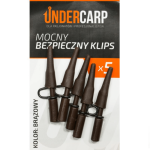 Mocny bezpieczny klips – brązowy