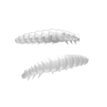 LIBRA LURES - LARVA 35 - 001 WHITE - CHEESE