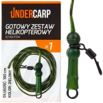 Gotowy zestaw karpiowy helikopterowy do rzutów zielony 100 cm