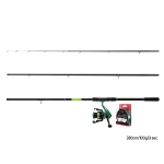 Zestaw feederowy Delphin GreenFEED 330cm/100g + 3T + 0,261mm