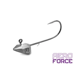 Stojąca główka jigowa z zaczepem na larwy Delphin AeroFORCE / . 5g-1/0