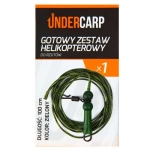 Gotowy zestaw karpiowy helikopterowy do rzutów zielony 100 cm