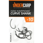 Teflonowe haki karpiowe CURVE SHANK 4