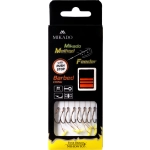 PRZYPON MF - Z PUSH STOPEM - hak z zadziorem nr 4 / plecionka: 0.16mm/10cm - op.8szt.