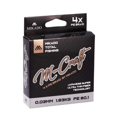 PLECIONKA - M-Craft Braid - 0.08mm/4.51kg/150m - STEEL GRAY - op.1szp.