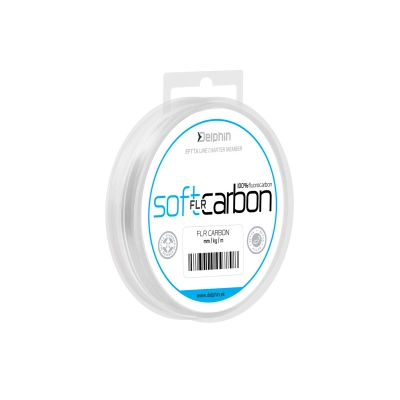 Delphin SOFT FLR CARBON - 100% fluorocarbon 0,405mm 10,1kg 20m