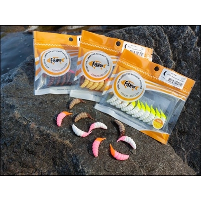 Przynęta Gumowa Ozi 1.2” (10pcs.), #048 - Bubble Gum, cheese taste - FishUp