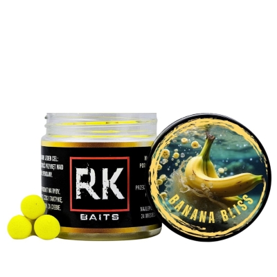 Kulki proteinowe RK Baits Banana Bliss Pop Up 12 mm 125ml