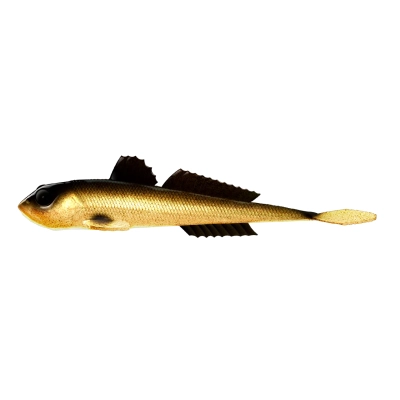 LIBRA LURES - GOBIO 7,3" (CUSTIOM PAINTED) - 009 - GOLD - NO TASTE - PRZYNĘTA DO VERTICALA
