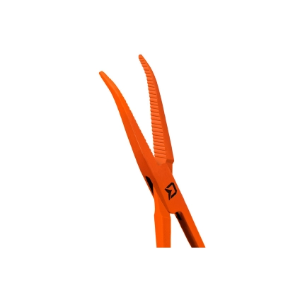 Szczypce zakrzywione Delphin ATAK! REFLEX 15cm