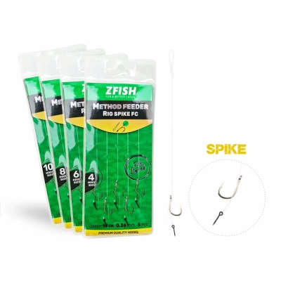 ZFISH Przypon Method Feeder Rig Spike FC 5 szt. 10
