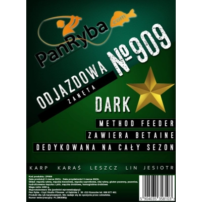 Zanęta Method Feeder 909 Odjazdowa Dark - Pan Ryba 1 Kg