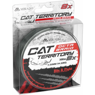 PLECIONKA - CAT TERRITORY OCTA BRAID - 0.70mm/76.4kg/300m - ZIELONA - op.1szp.