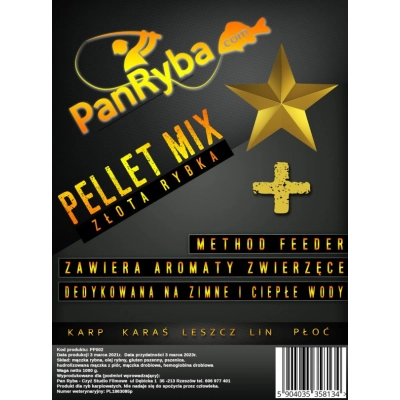 Pellet Method Feeder Mix Złota Rybka + Pan Ryba 1Kg