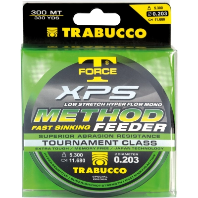 ŻYŁKA TRABUCCO T-FORCE XPS METHOD FEEDER 0,221mm 300m