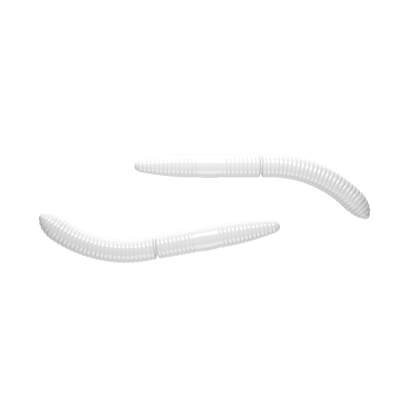 LIBRA LURES - FATTY D'WORM TOURNAMENT 55  - 001 WHITE - CHEESE