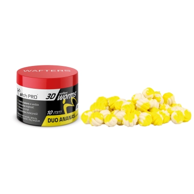 3D WORMS WAFTERS DUO PINEAPPLE 10mm 20g MatchPro