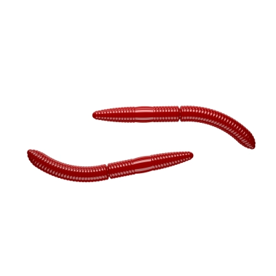 LIBRA LURES - FATTY D'WORM 75 - 021 RED - CHEESE