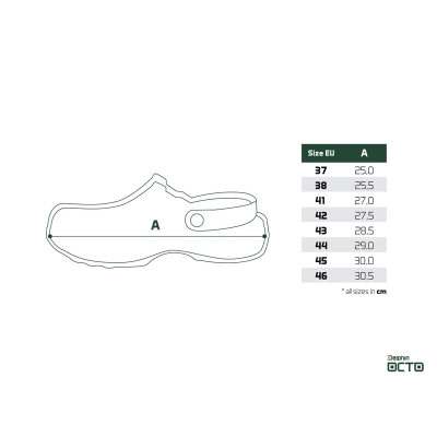 Klapki Delphin OCTO / zielone 44