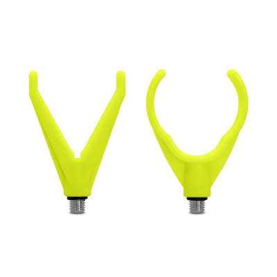 Uchwyty na wędki Delphin HoldSET Uni V+U / żółty fluorescencyjny