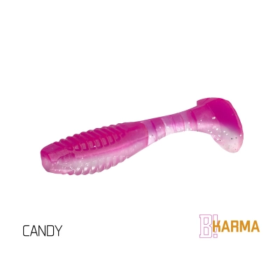 Sztuczna przynęta/guma Delphin KARMA UVs/ 5szt 8cm/CANDY
