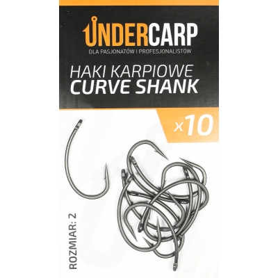 Teflonowe haki karpiowe CURVE SHANK 2