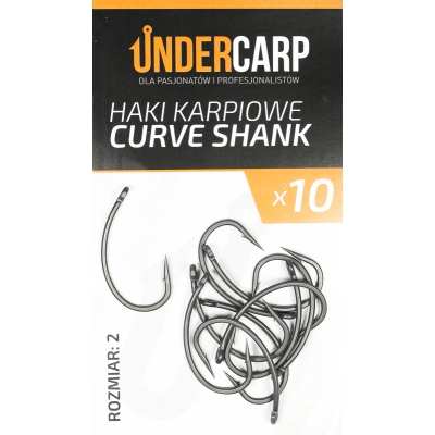 Teflonowe haki karpiowe CURVE SHANK 2