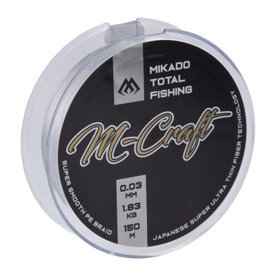 PLECIONKA - M-Craft Braid - 0.08mm/4.51kg/150m - STEEL GRAY - op.1szp.