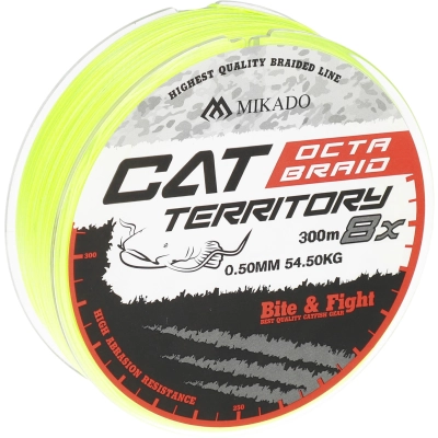 PLECIONKA - CAT TERRITORY OCTA BRAID - 0.50mm/53.3kg/300m - FLUO - op.1szp.