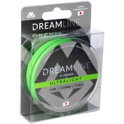 PLECIONKA - DREAMLINE ULTRALIGHT - 0.058mm/4.43kg/150m - FLUO ZIELONA - op.1szp.