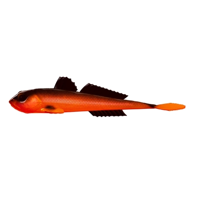 LIBRA LURES - GOBIO 7,3" (CUSTIOM PAINTED) - 011 - HOT ORANGE - NO TASTE - PRZYNĘTA DO VERTICALA