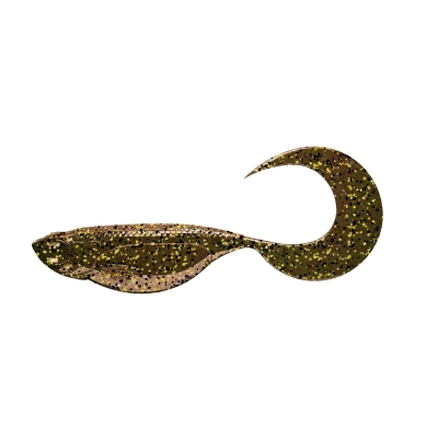 LIBRA LURES - EMBRION TWIST TAIL 2,5" - 033 MOTOR OIL BROWN FISH