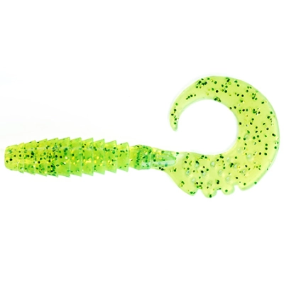 Fancy Grub 1", #026 - Flo Chartreuse/Green 1szt