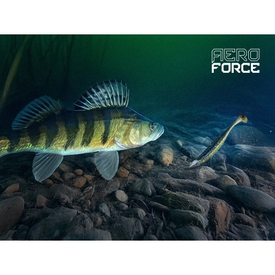Stojąca główka jigowa z zaczepem na larwy Delphin AeroFORCE / 5g-1/0