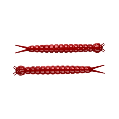 LIBRA LURES - SIGHT WORM 38 - 021 RED - CHEESE