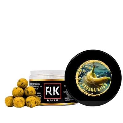 Kulki proteinowe RK Baits Banana Bliss Hookers 18 mm 150g