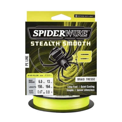 Plecionka SpiderWire SS8 Yellow 0.07mm/150m