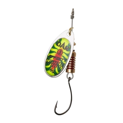 DAM SINGLEHOOK SPINNER 3 6G S FIRETIGER UV