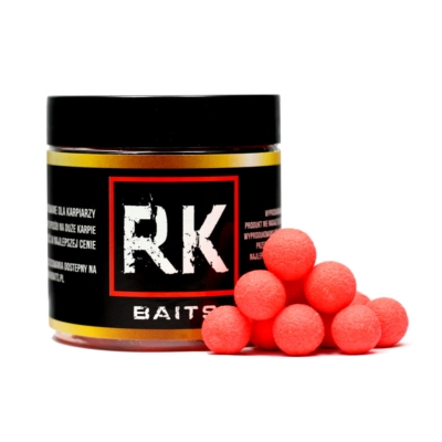 Kulki proteinowe RK Baits Strawberry Fluo Pop Up 12mm 125ml