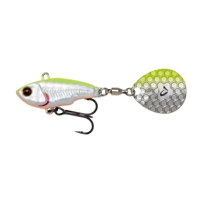 FAT TAIL SPIN 8CM 24G S WHITE SILVER