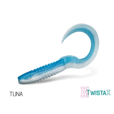 Sztuczna przynęta/guma Delphin TwistaX Eeltail UVs / 6cm/TUNA
