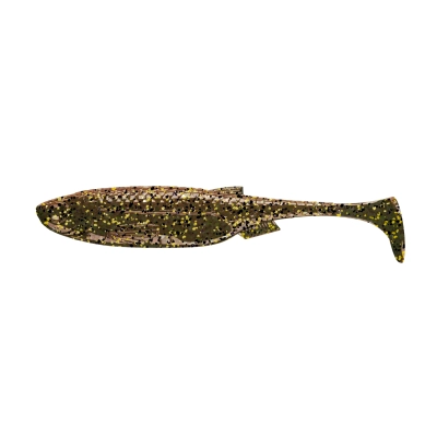 LIBRA LURES - KRAKEN SHAD 2" - 033 MOTOR OIL BROWN - FISH