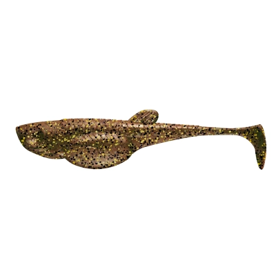 LIBRA LURES - EMBRION SHAD 2" - 033 MOTOR OIL BROWN - FISH