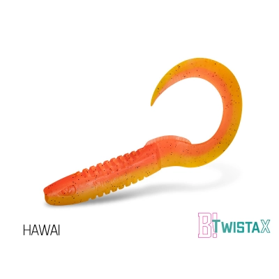 Sztuczna przynęta/guma Delphin TwistaX Eeltail UVs /  6cm/HAWAI