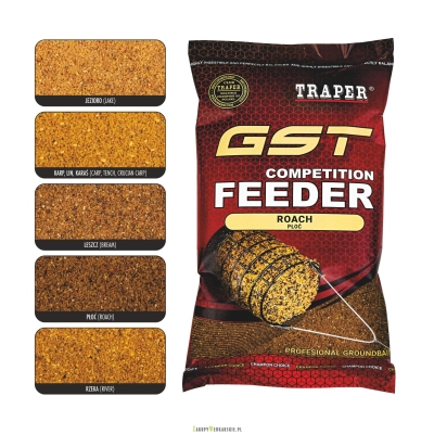 Traper Zanęta gst feeder 1 kg płoć black